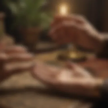 Historical Techniques of Palm Reading A historical illustration of palm reading techniques
