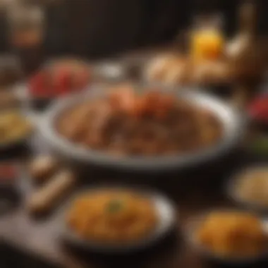 Cultural Foods of Good Friday Fasting An array of traditional foods representing cultural variations of Good Friday fasting