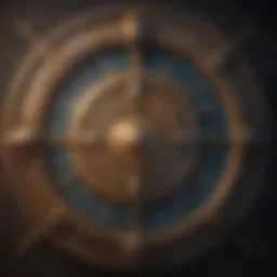 Historical depiction of horary astrology charts