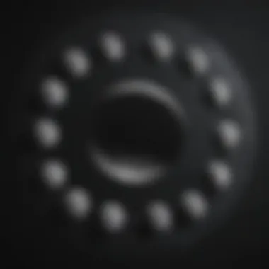 Illustration of Moon Phases Phases of the Moon illustrated in a circular diagram