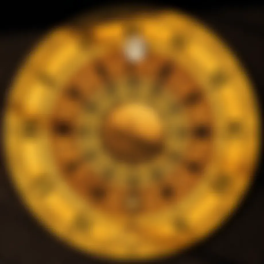 Astrological chart depicting sun, moon, and rising signs