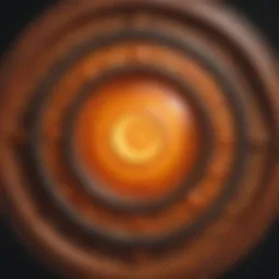 Visual representation of the orange chakra symbol