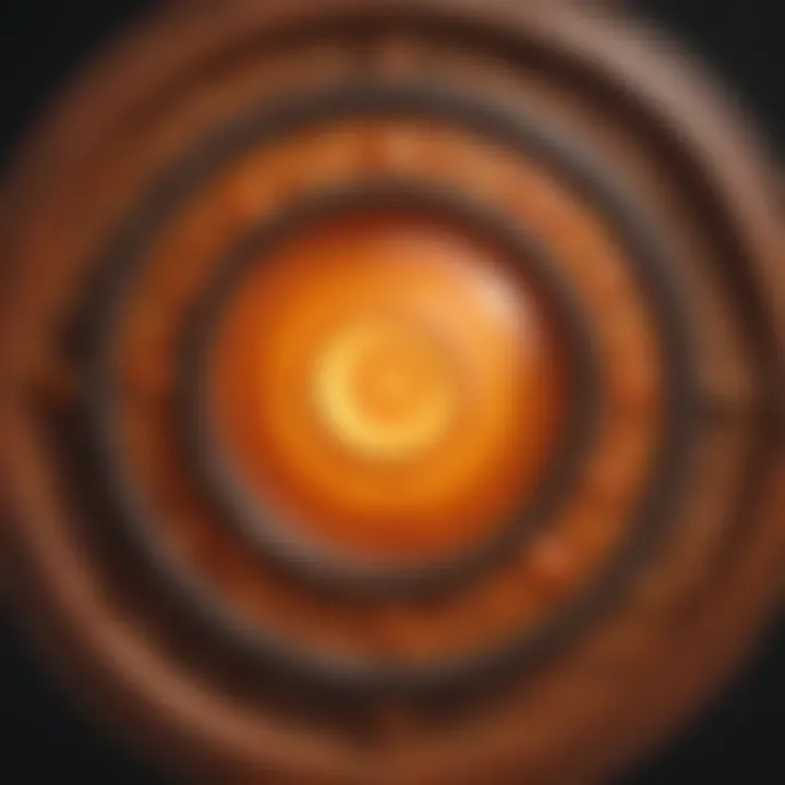 Visual representation of the orange chakra symbol