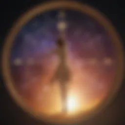 Astrological chart highlighting Sagittarius rising sign