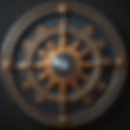 Astrological chart highlighting the rising sign