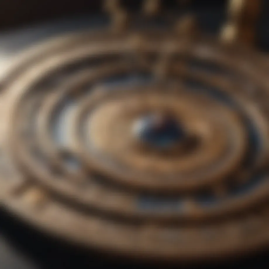 Astrology chart with planets and zodiac signs