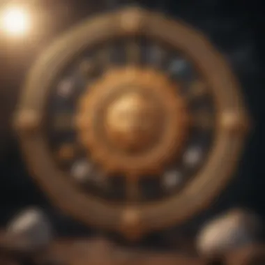 Astrological Chart of Zodiac Signs Astrological chart depicting sun, moon, and rising signs