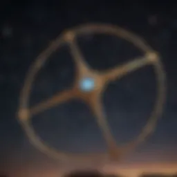 Sagittarius constellation depicted against a starry background